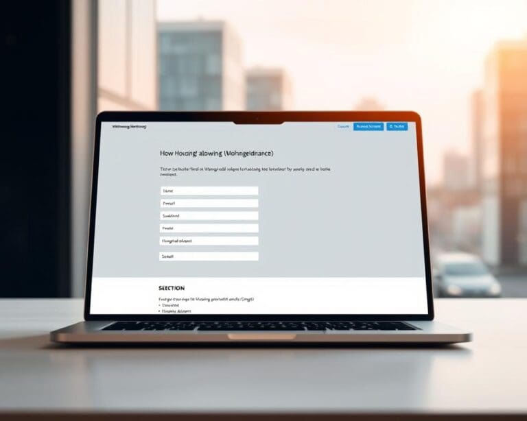 Wie funktioniert der Wohngeldantrag online?