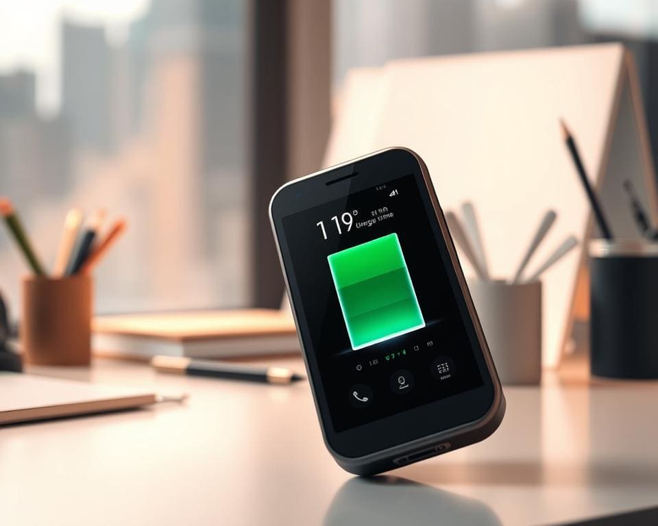 Wie lange hält der Akku eines mobilen Terminals?