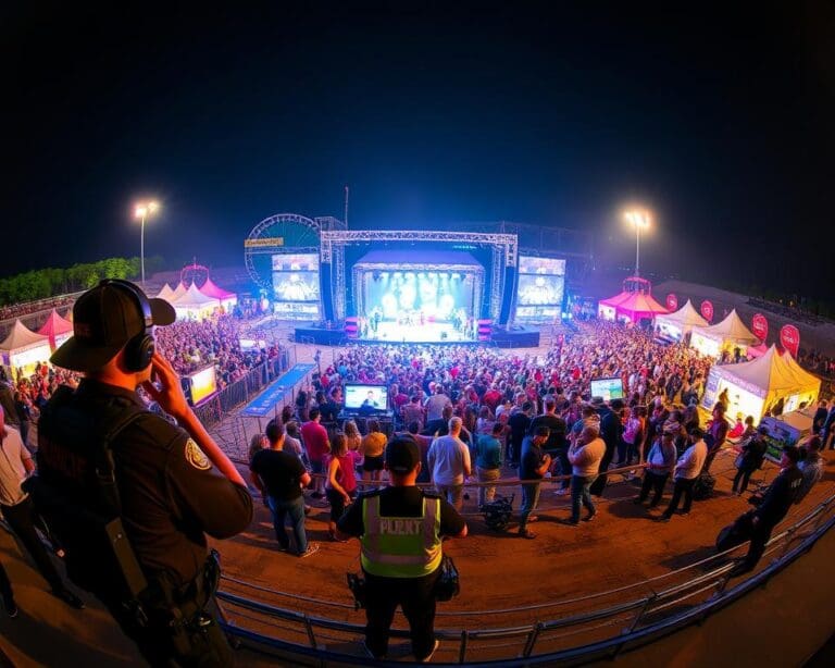 Wie sichert ein Veranstalter ein Großevent ab?