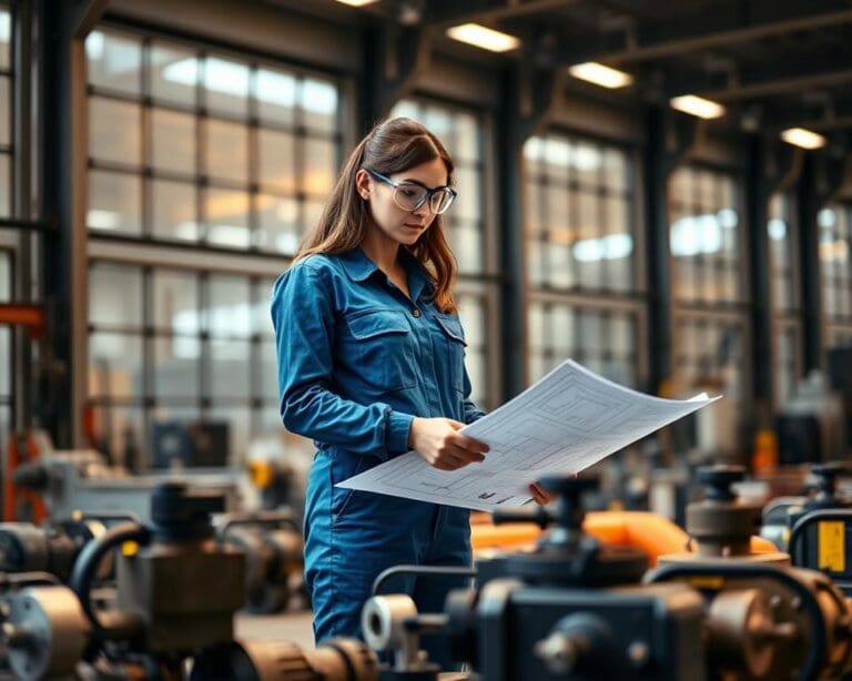Arbeiten als Technischer Zeichnerin im Industriebereich