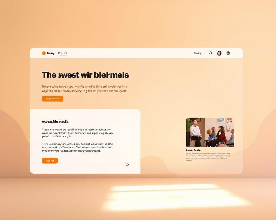 Gestaltungselemente einer barrierefreien Homepage