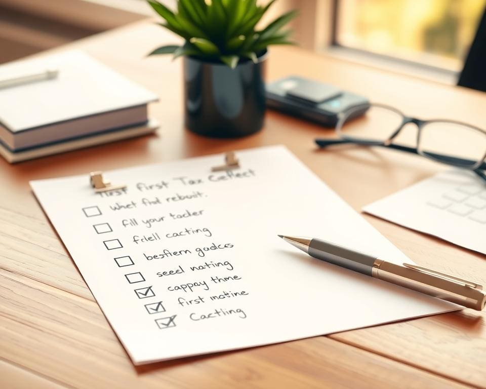 Steuererklärung Checkliste