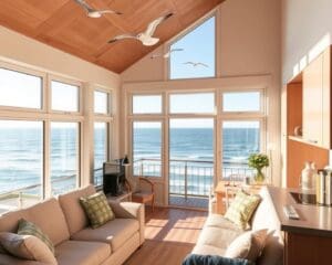 Was bietet eine Ferienwohnung mit Meerblick in Duhnen?