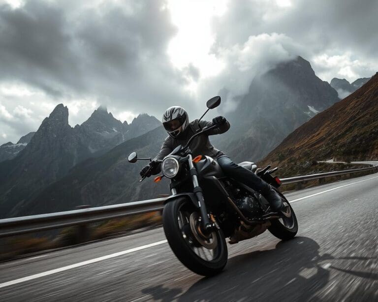 Wie reist man mit Motorrad bei starkem Wind?