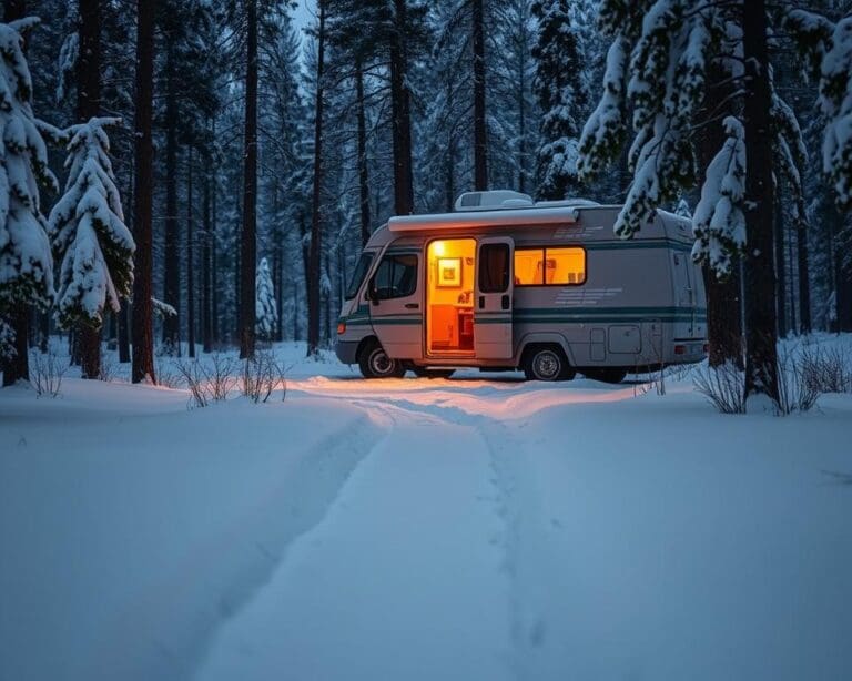 Wie reist man mit dem Camper im Winter?
