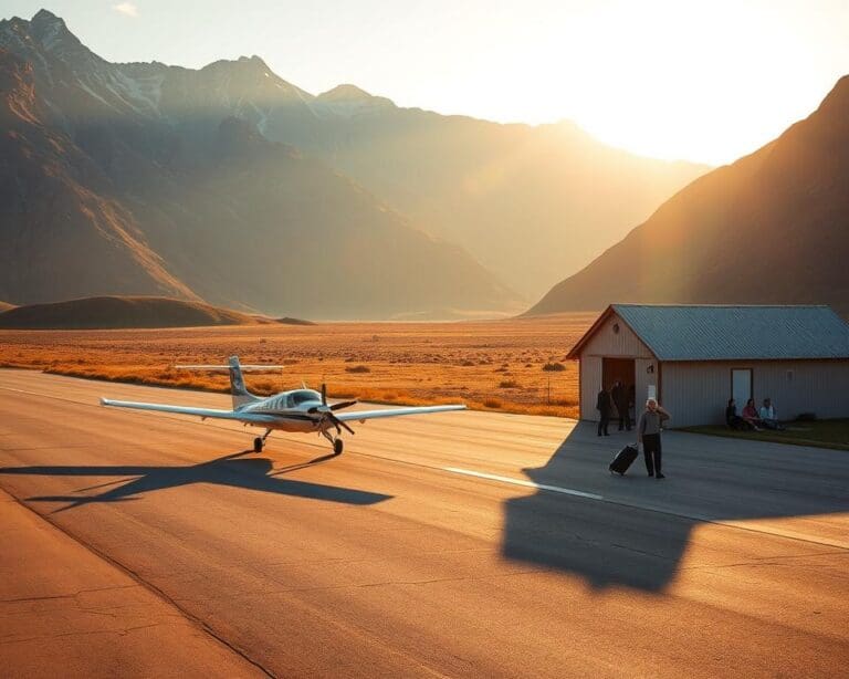 Wie reist man mit dem Flugzeug in abgelegene Orte?