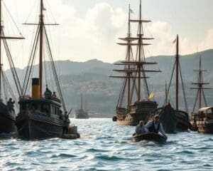 Abenteuerliche Schiffsfahrten und Hafenbesuche