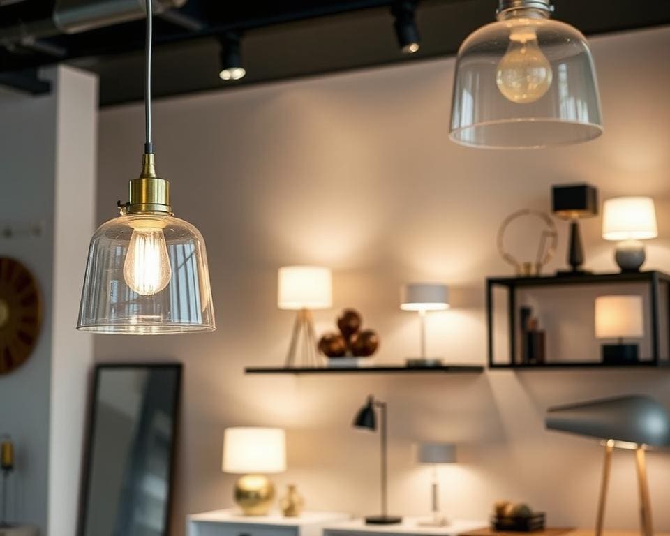 Leuchtenmaterialien und Lampendesign