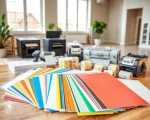 Welche Materialien sind für Büroetiketten geeignet?