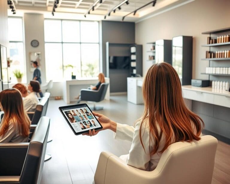 Wie bewirbt ein Friseur neue Dienstleistungen online?
