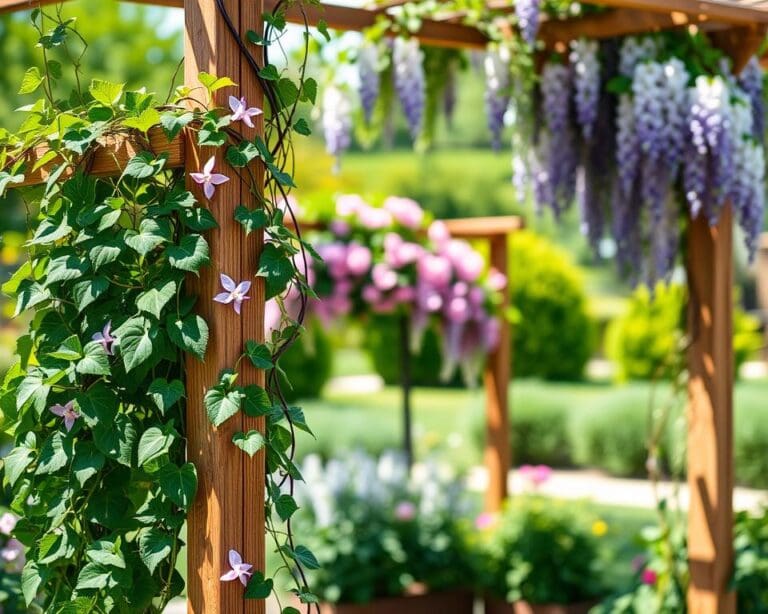 Warum helfen Rankpflanzen beim Strukturaufbau?