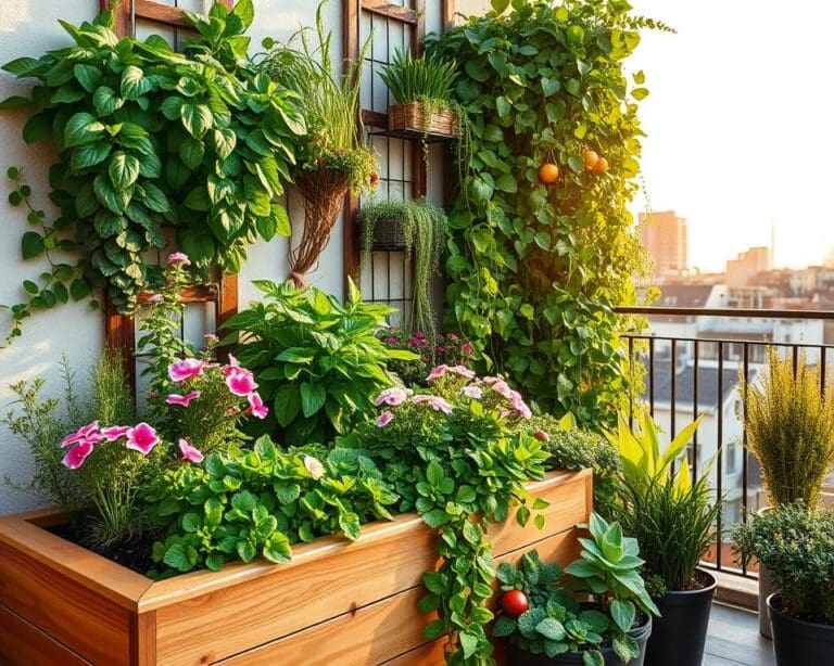 Was bringt ein vertikaler Garten bei wenig Platz?