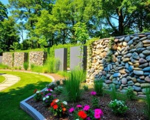 Was macht Gabionen im Garten vielseitig?