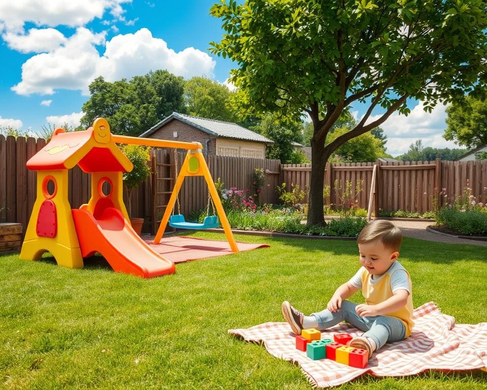 Wie gestaltest du Gartenbereiche für Kinder sicher?