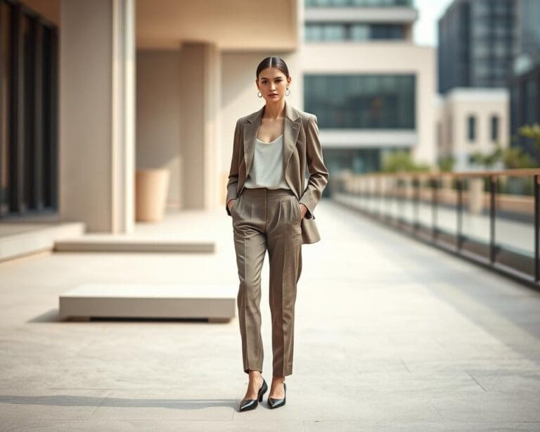 Minimalistische Mode mit klaren Linien