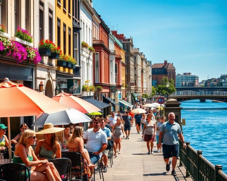 Warum ist Dublin im Sommer besonders lebendig?
