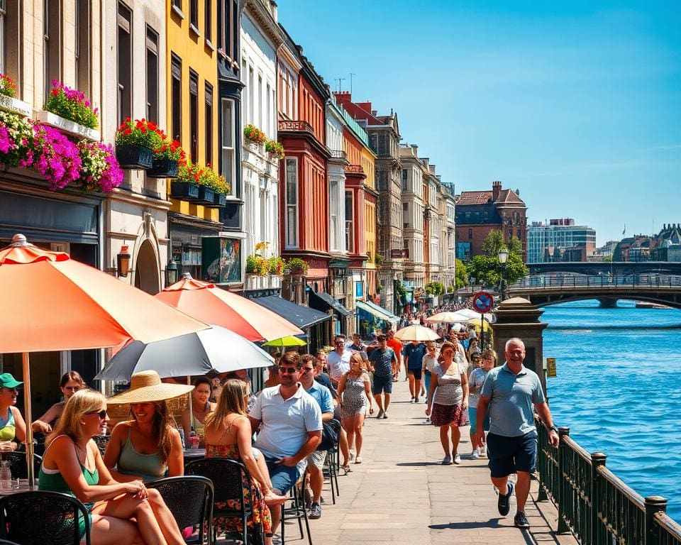 Warum ist Dublin im Sommer besonders lebendig?