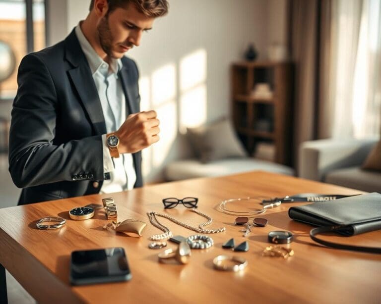 Wie kombiniert man Accessoires ohne Überladung?