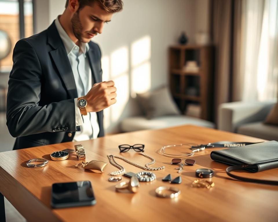 Wie kombiniert man Accessoires ohne Überladung?