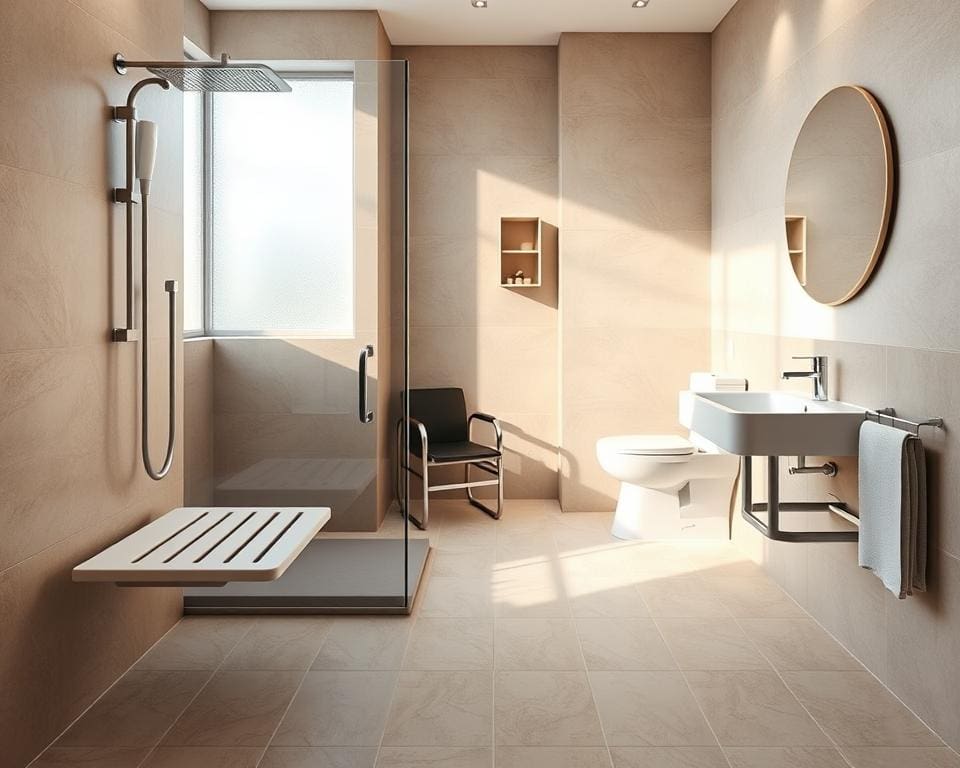 Wie gestaltet man das Bad barrierearm?