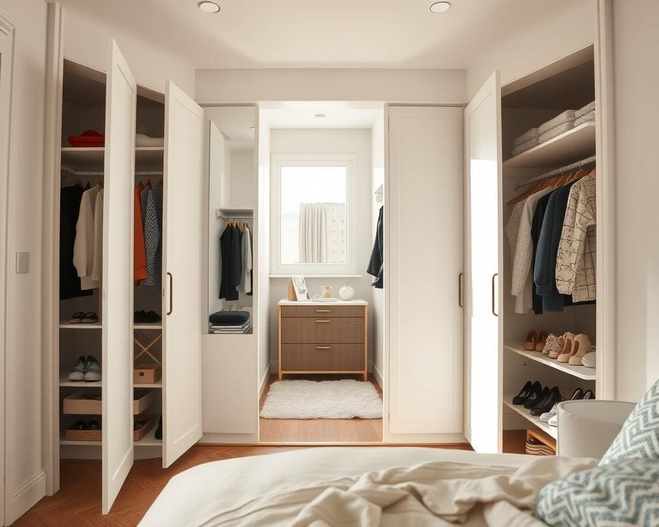 Warum sind Einbauschränke platzsparend?