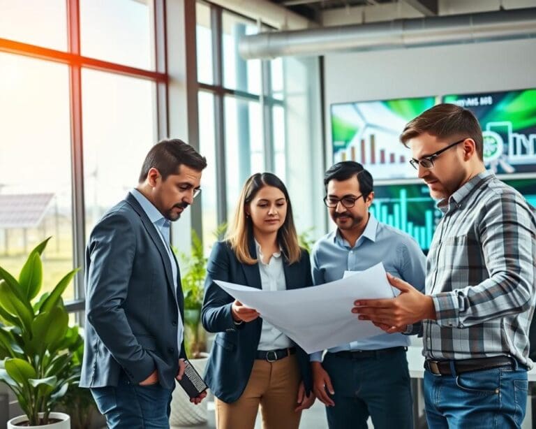 Wie arbeiten Ingenieure für nachhaltige Energielösungen?