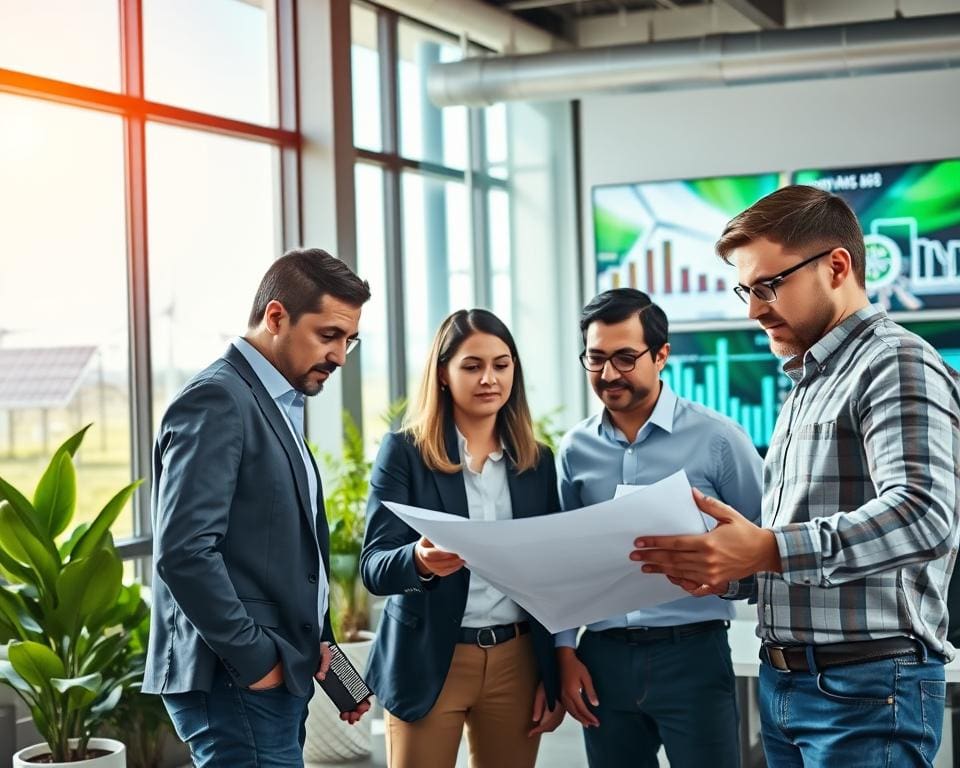 Wie arbeiten Ingenieure für nachhaltige Energielösungen?