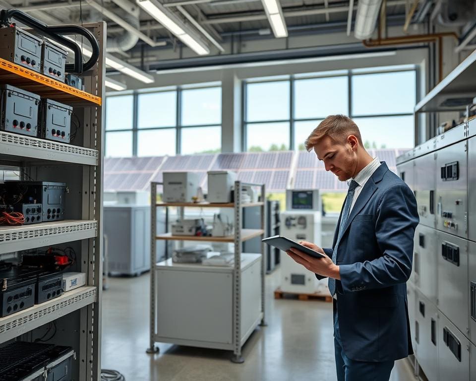 Wie arbeiten Techniker für Energiespeichersysteme?