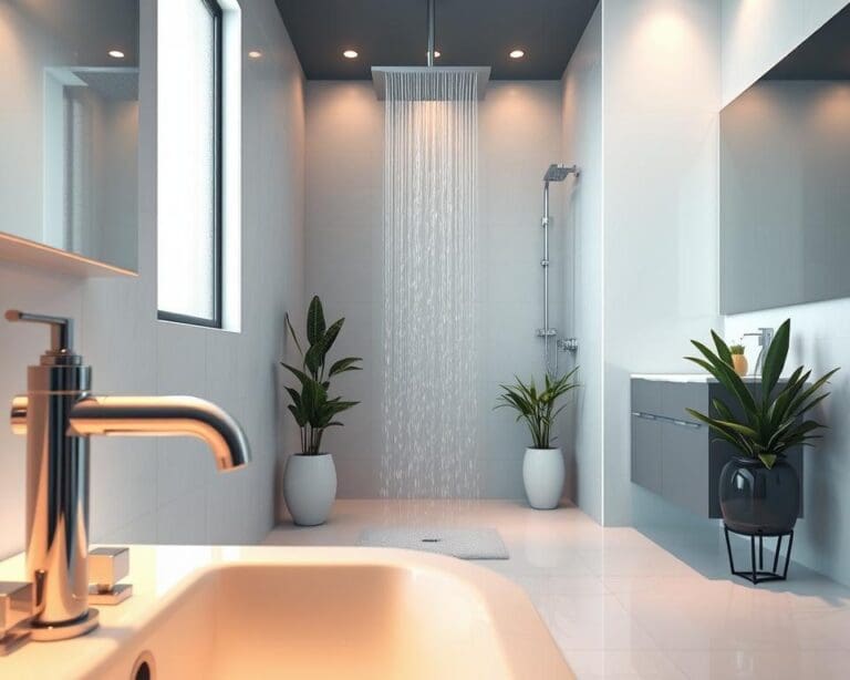 Wie modernisiert man ein Bad mit Regendusche?