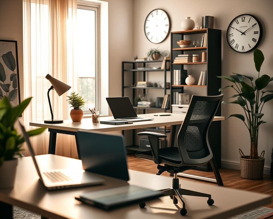 Wie plant man ein Homeoffice mit Schreibtisch?