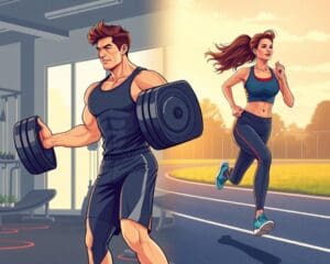 Kraft vs Ausdauertraining