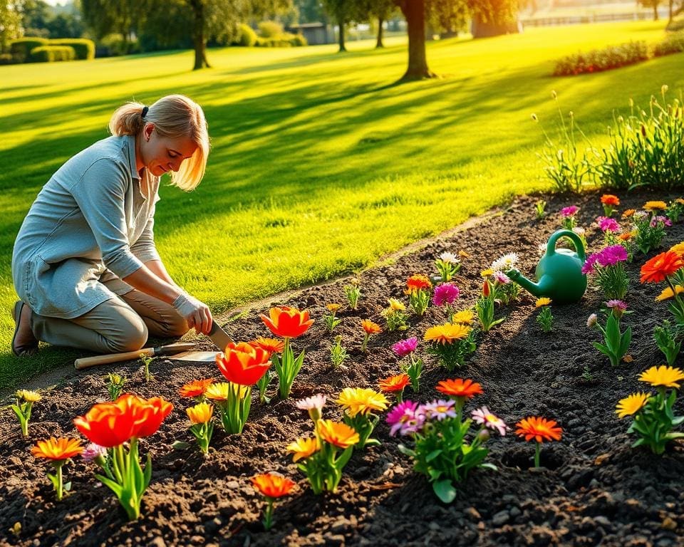 Blumenbeet anlegen