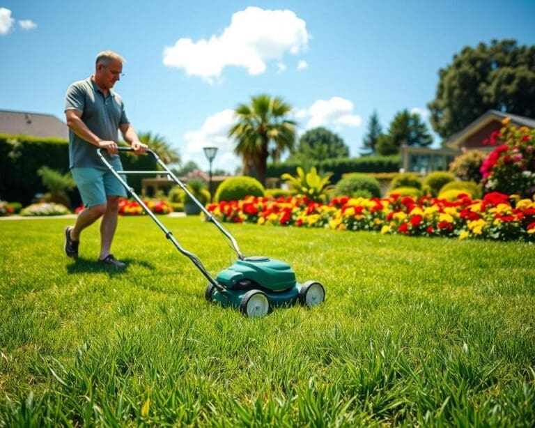 Rasenpflege Sommer