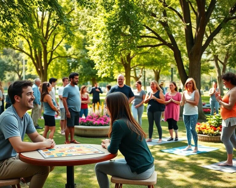 Welche Aktivitäten fördern soziale Kontakte?