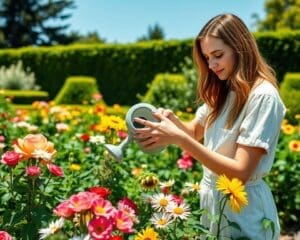 Blumen Sommer Pflege