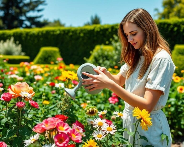 Blumen Sommer Pflege