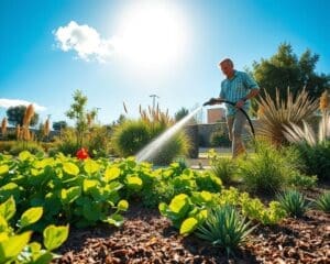 Garten Trockenheit schützen