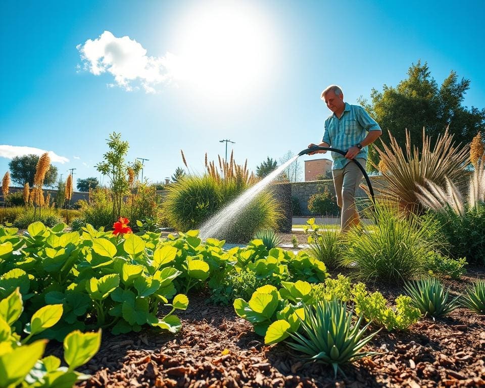 Garten Trockenheit schützen