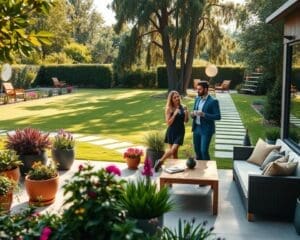 Garten modern gemütlich gestalten