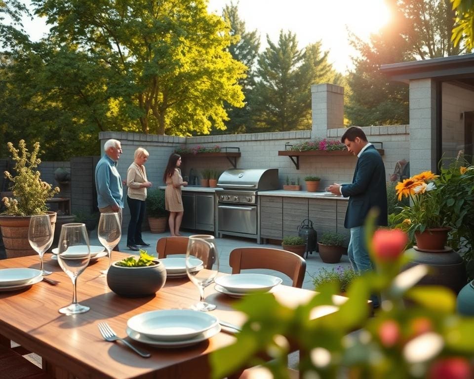 Outdoor Küche Garten