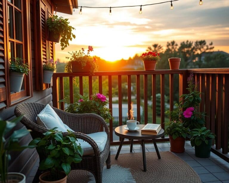 Balkon gemütlich