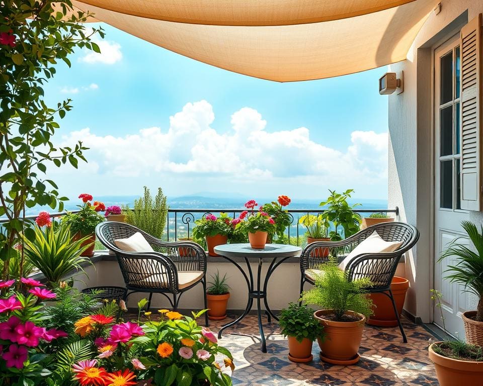 Gartenmöbel kleine Terrasse
