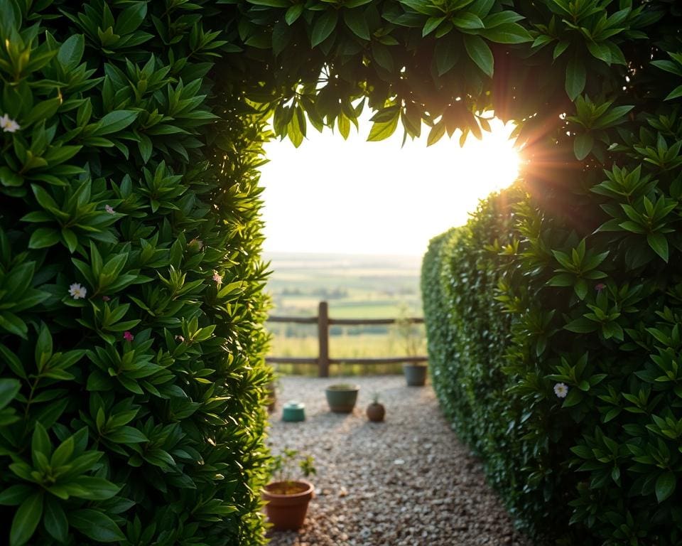 Hecke Sichtschutz