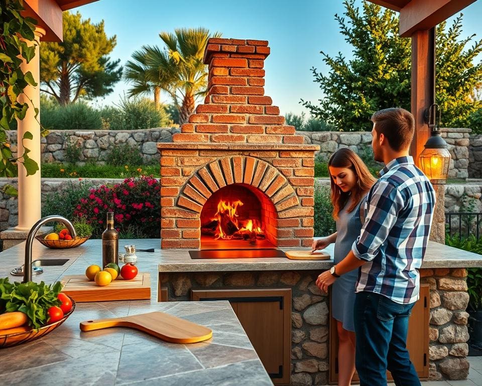 Pizzaofen Outdoor Küche