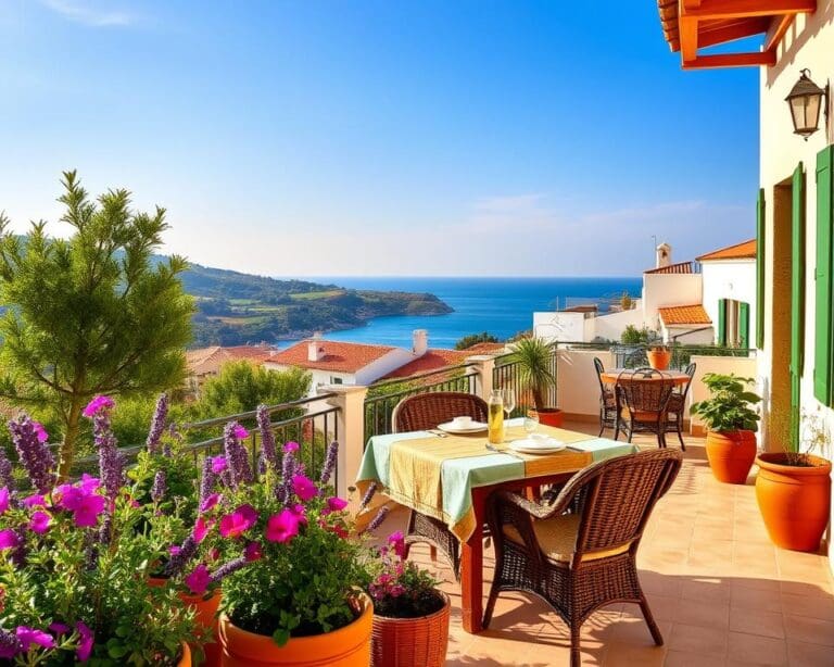mediterrane Terrasse