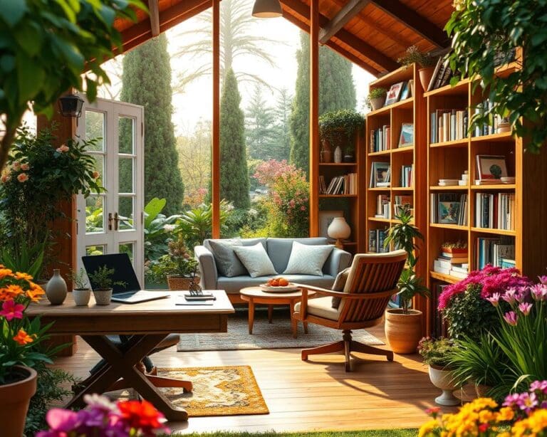 Gartenhaus Homeoffice