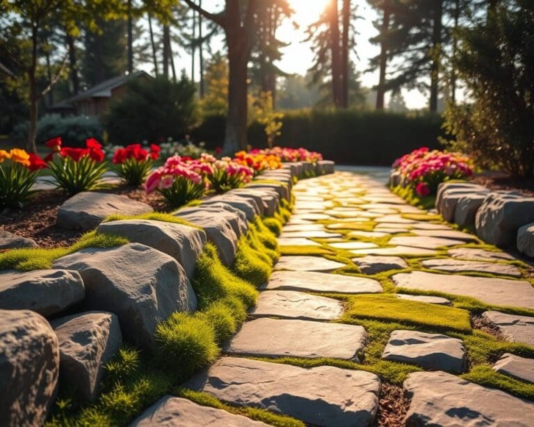 Gartenweg Naturstein
