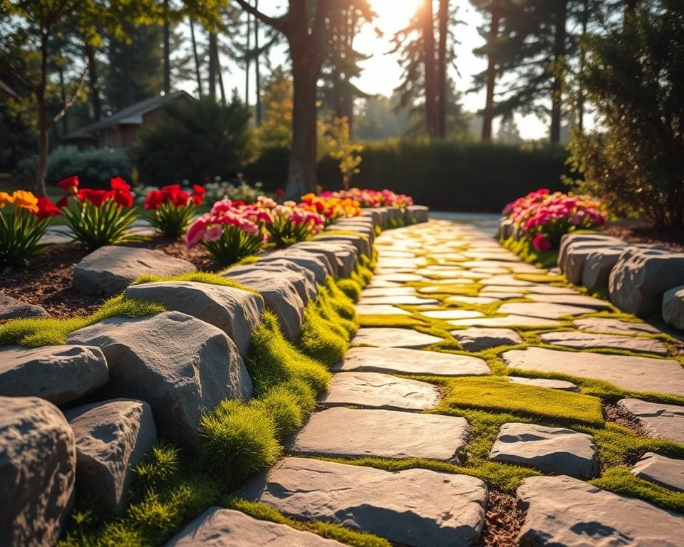 Gartenweg Naturstein