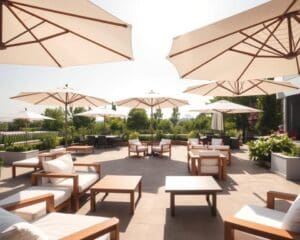 Sonnenschirm Terrasse