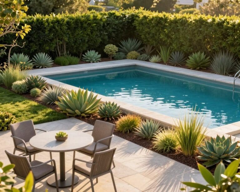 Garten mit Pool